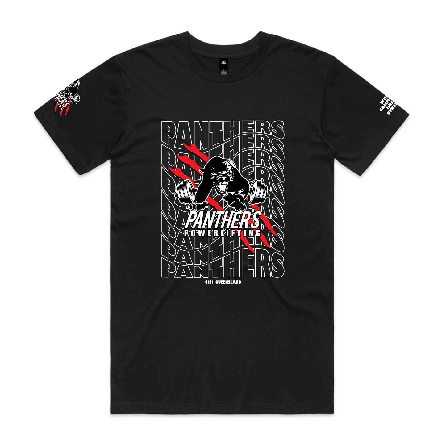 Panthers Powerlifting/Strongman 2025 Team - Unisex Tee