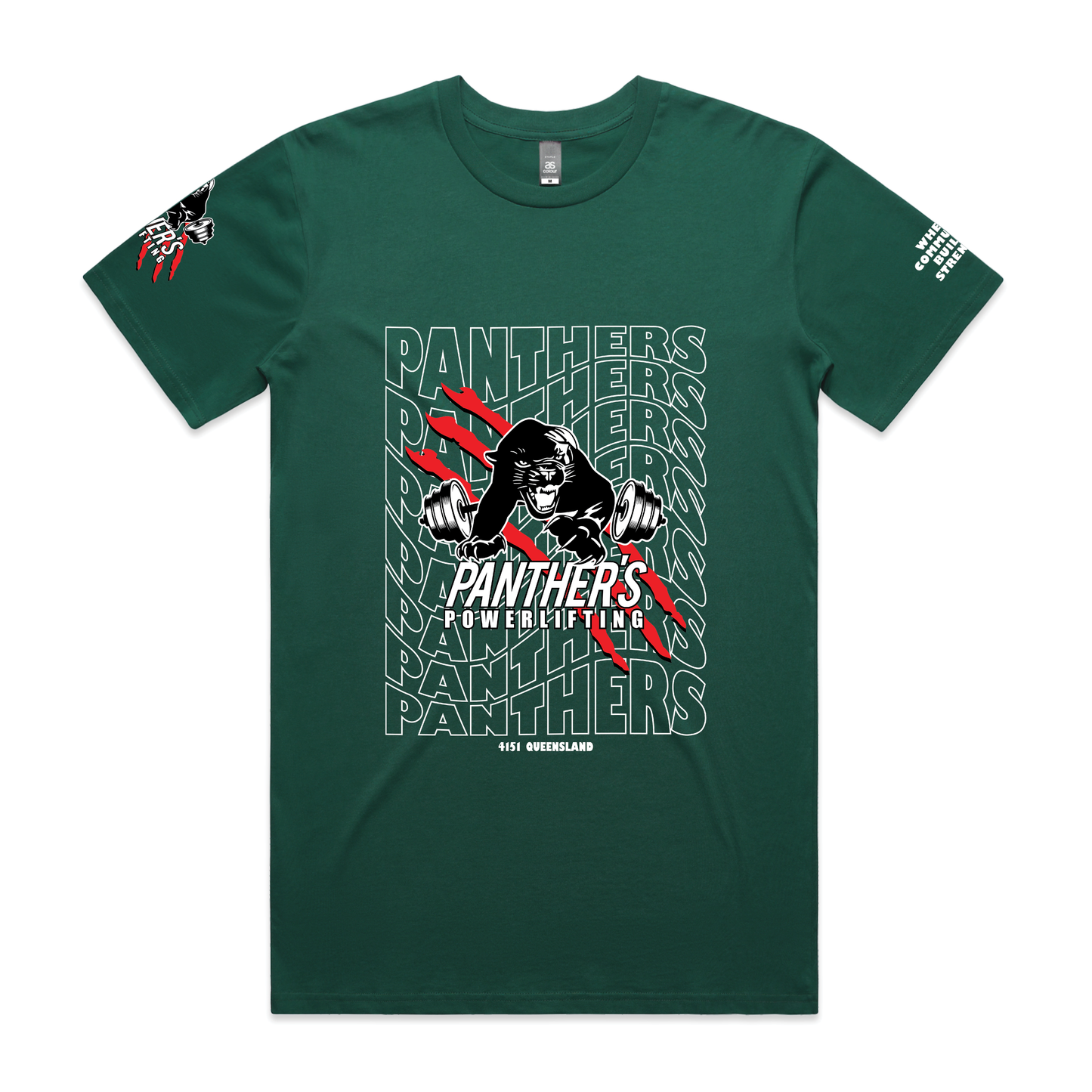 Panthers Powerlifting Nats Team Tee/Crop