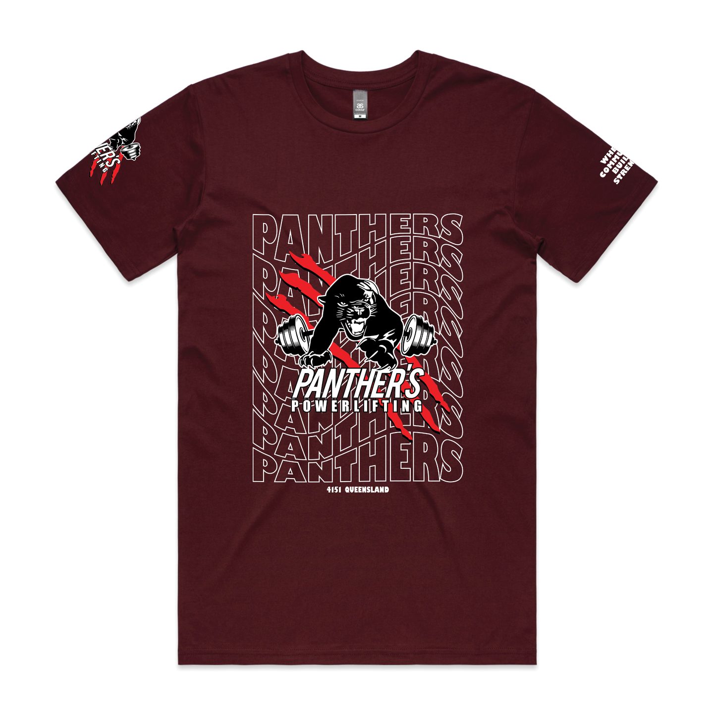 Panthers Powerlifting Nats Team Tee/Crop