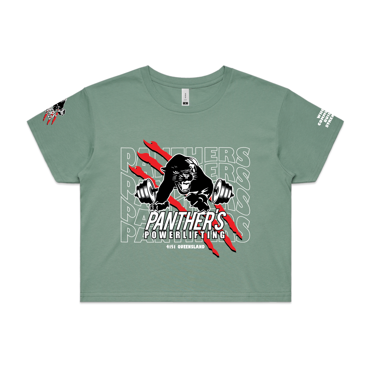 Panthers Powerlifting Nats Team Tee/Crop