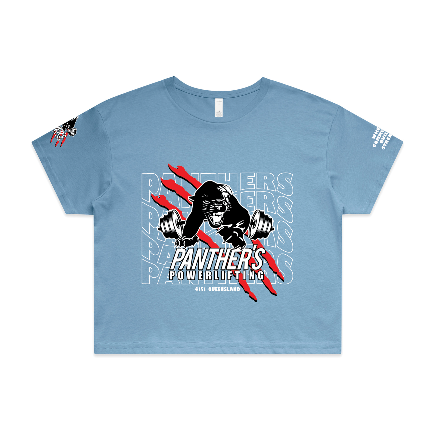 Panthers Powerlifting Nats Team Tee/Crop