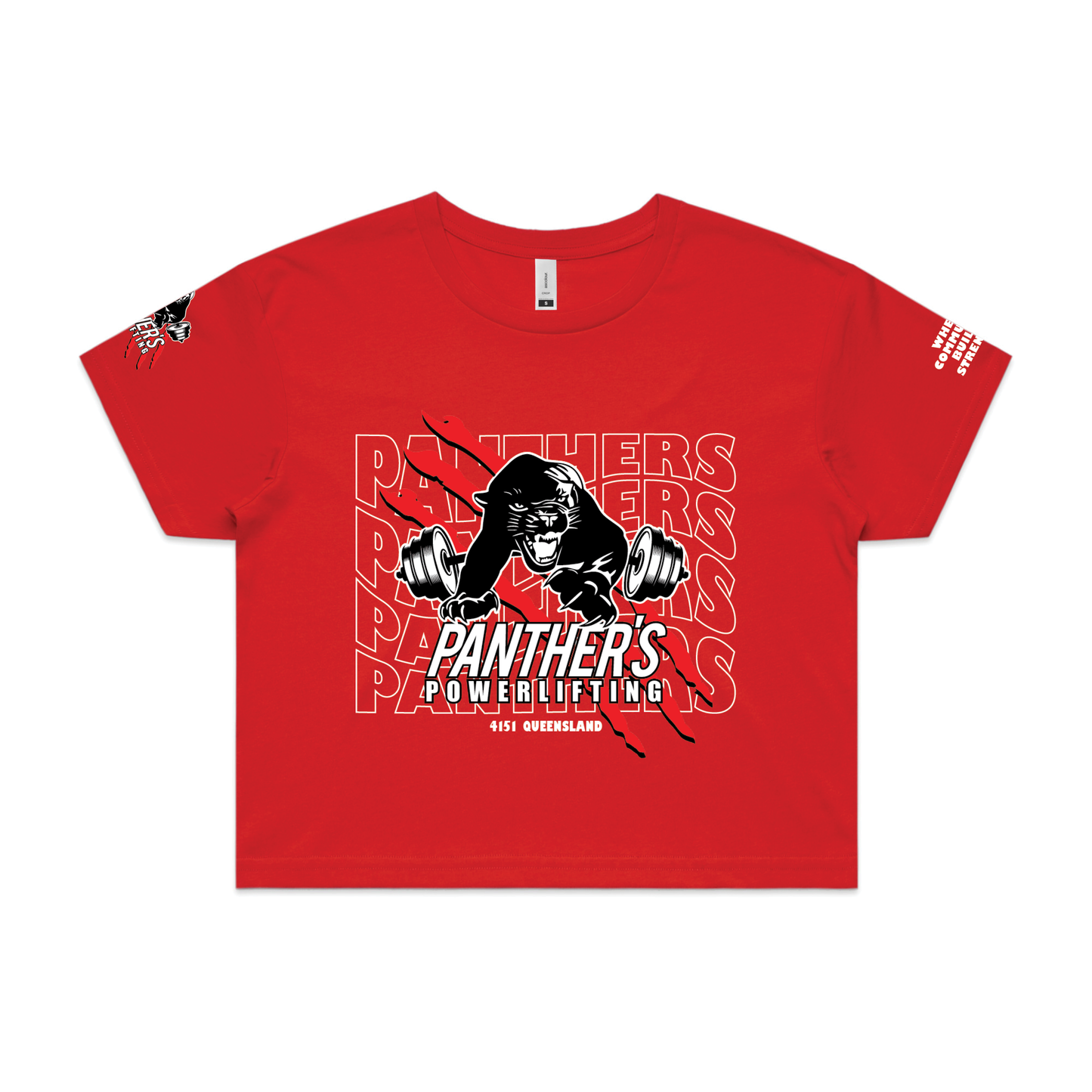 Panthers Powerlifting Nats Team Tee/Crop