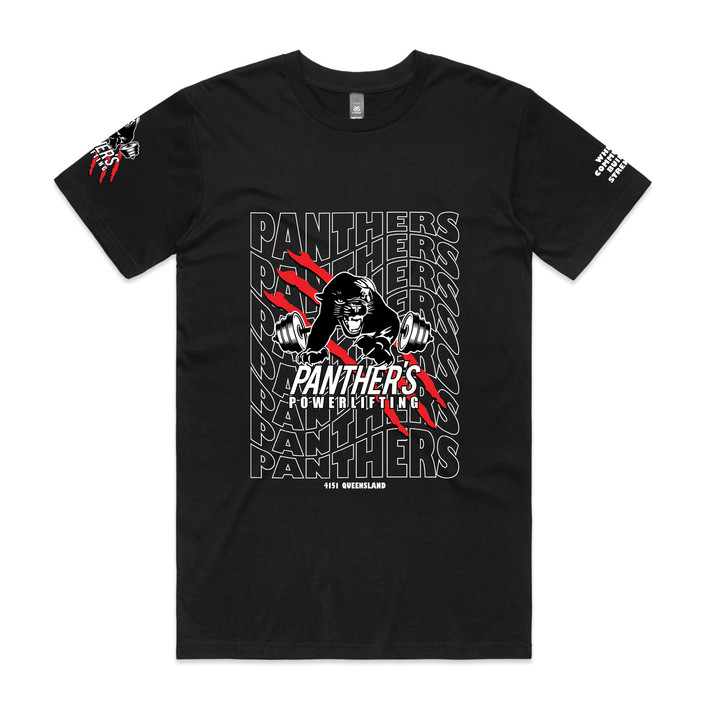 Panthers Powerlifting Nats Team Tee/Crop