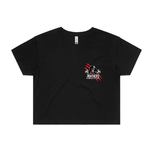 GS-Panthers Barbell Logo-Women's Crop