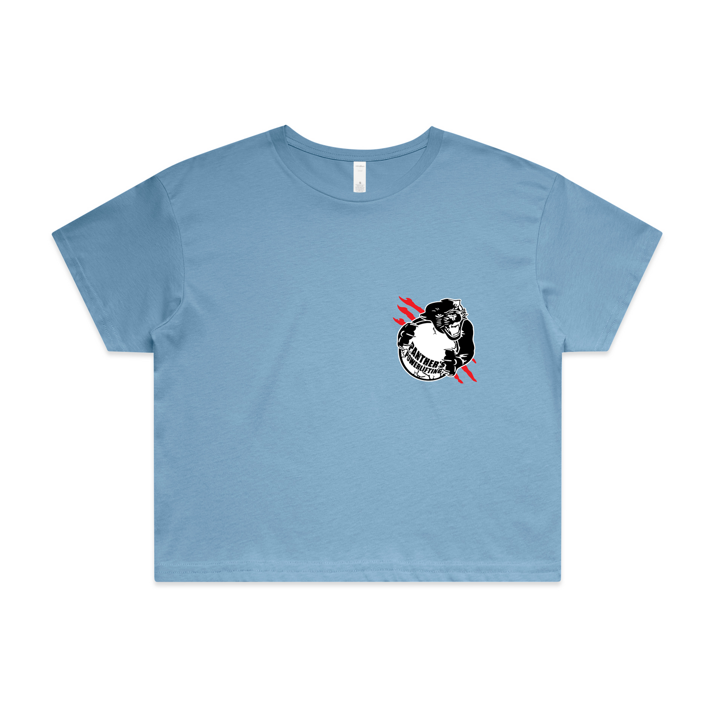 GS-Panthers Stone Logo-Women's Crop