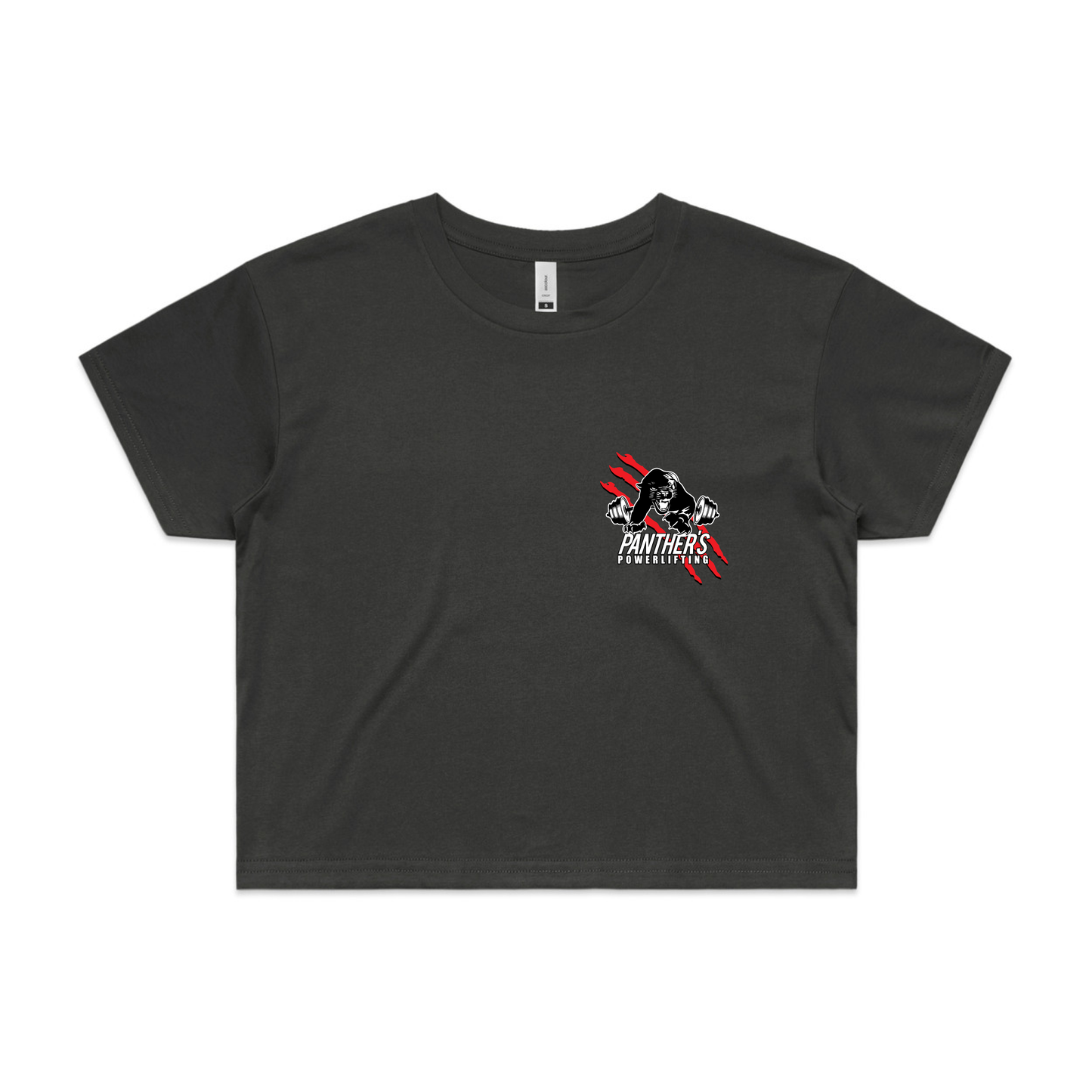 GS-Panthers Barbell Logo-Women's Crop